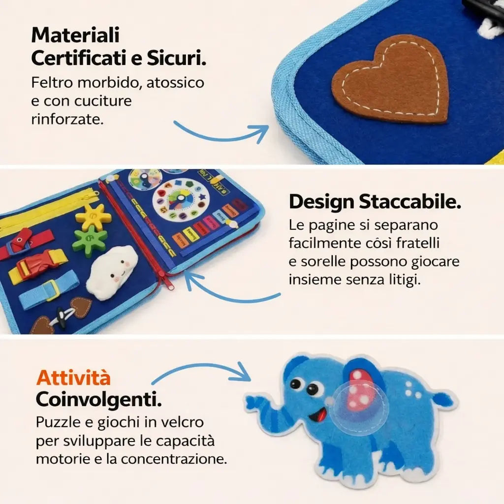 CalmaBimbo™ Libro Educativo da Viaggio