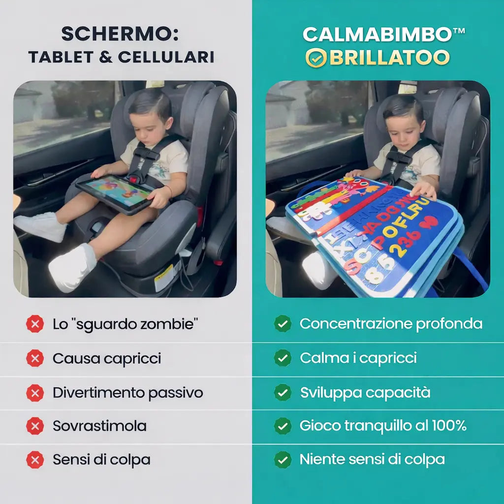 CalmaBimbo™ Libro Educativo da Viaggio
