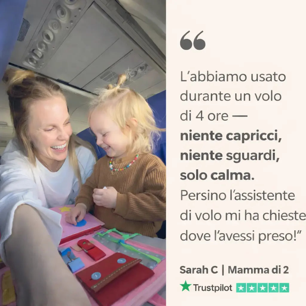 CalmaBimbo™ Libro Educativo da Viaggio